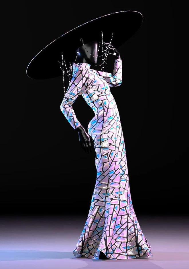 3D设计礼服惊艳亮相新加坡Miss Cosmo选美大赛标志性景点融入民族服饰设计(图2)
